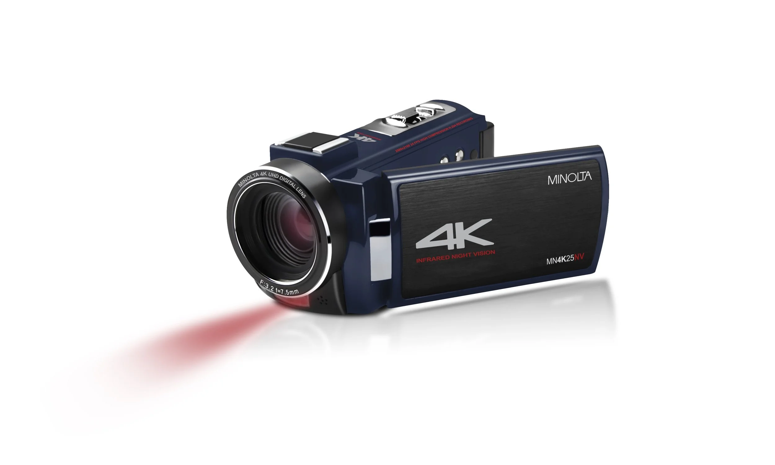 MN4K25NV 4K Ultra HD IR Night Vision Camcorder — Minolta Digital